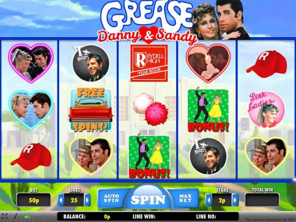 Grease Danny and Sandy Grease Danny and Sandy online Spielautomat