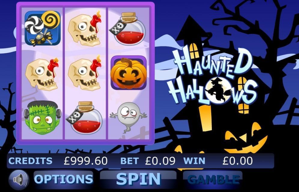 Haunted Hallows online Videoslot