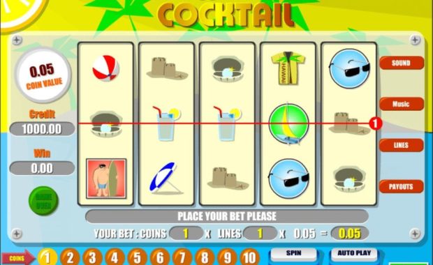 Hawaiian Cocktail Automatenspiel ohne Anmeldung