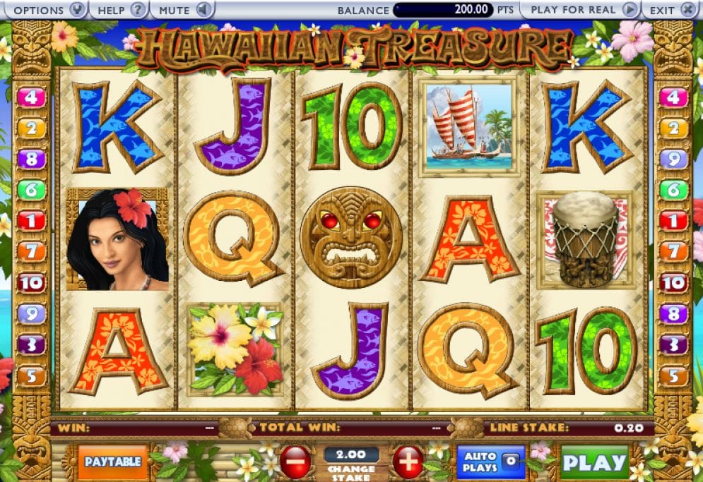 Hawaiian Treasure Hawaiian Treasure online Slotmaschine