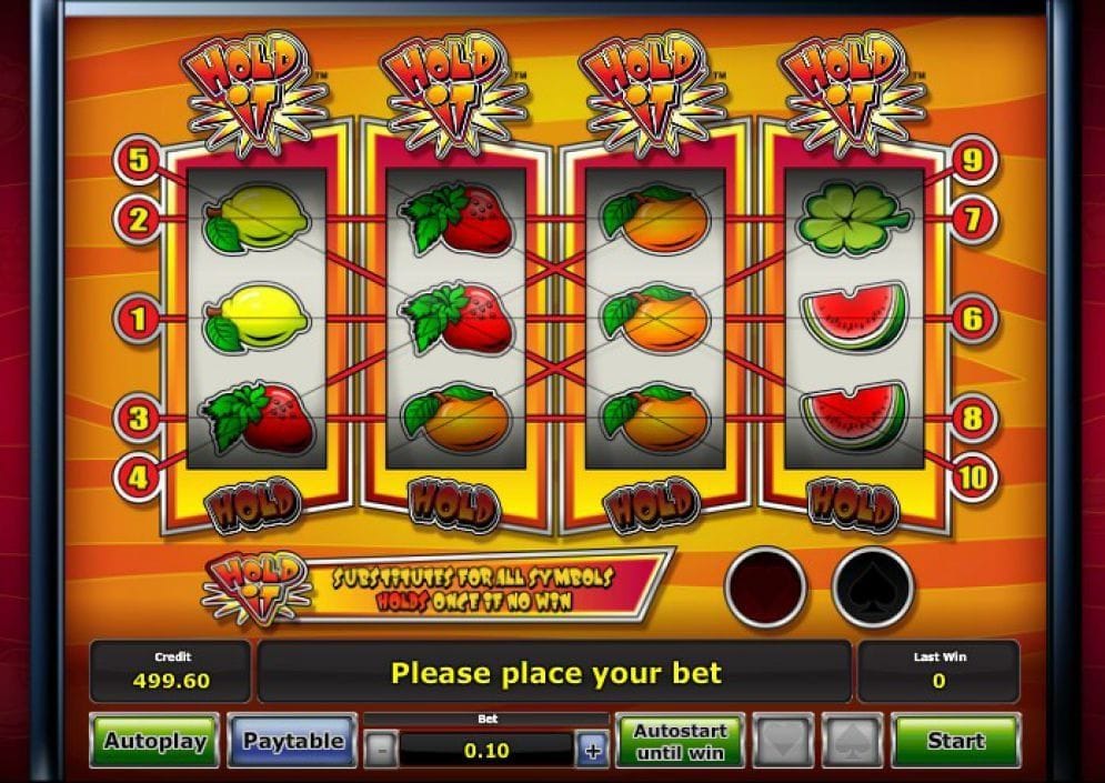 Hold It! Casino Videoslot