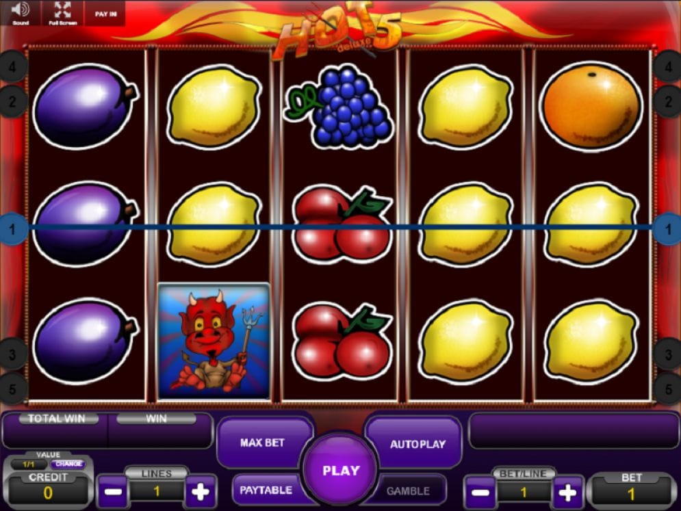 Hot 5 Deluxe Hot 5 Deluxe Slotmaschine