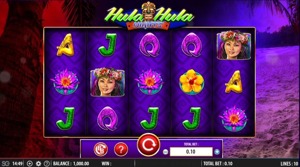Hula Hula Nights online Videoslot