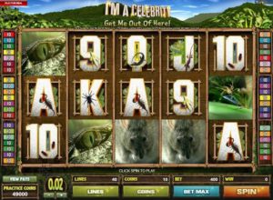 I'm Celebrity Get Me Out Of Here Spielautomat kostenlos