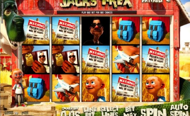 Jack's T-Rex Videoslot kostenlos spielen