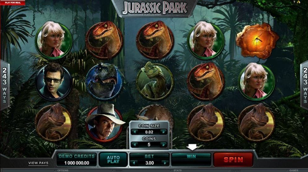 Jurassic Park Jurassic Park Spielautomat