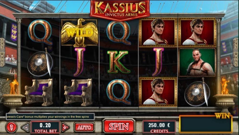Kassius Invictus Armis Videoslot