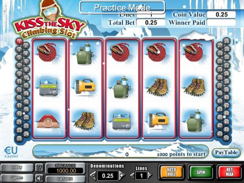 Kiss The Sky online Geldspielautomat