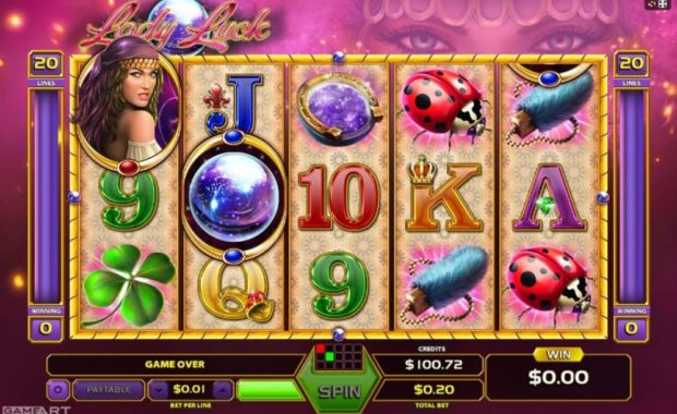 Lady Luck Videoslot online spielen
