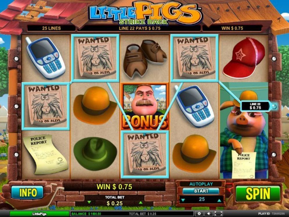 Little Pigs Strike Back Little Pigs Strike Back Geldspielautomat