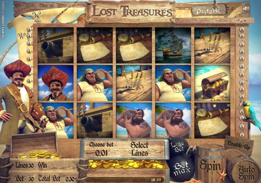Lost Treasures online Automatenspiel