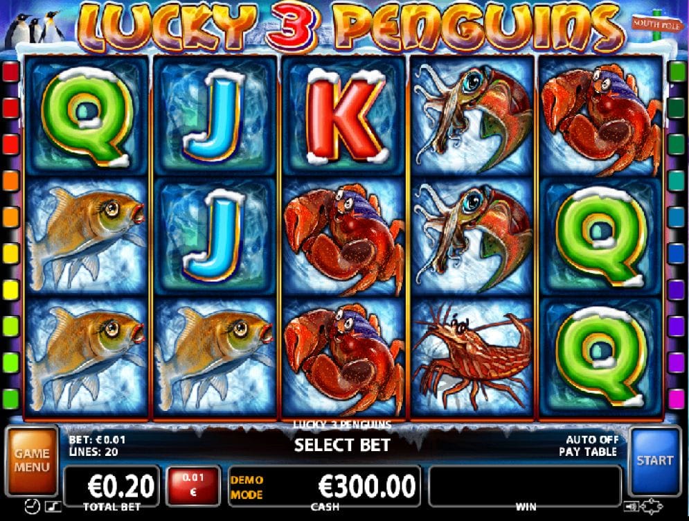 Lucky 3 Penguins online Geldspielautomat