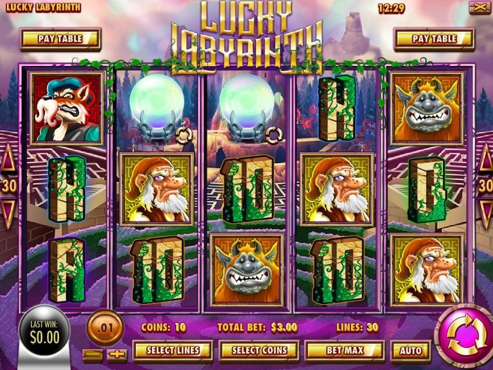 Lucky Labyrinth Video Slot