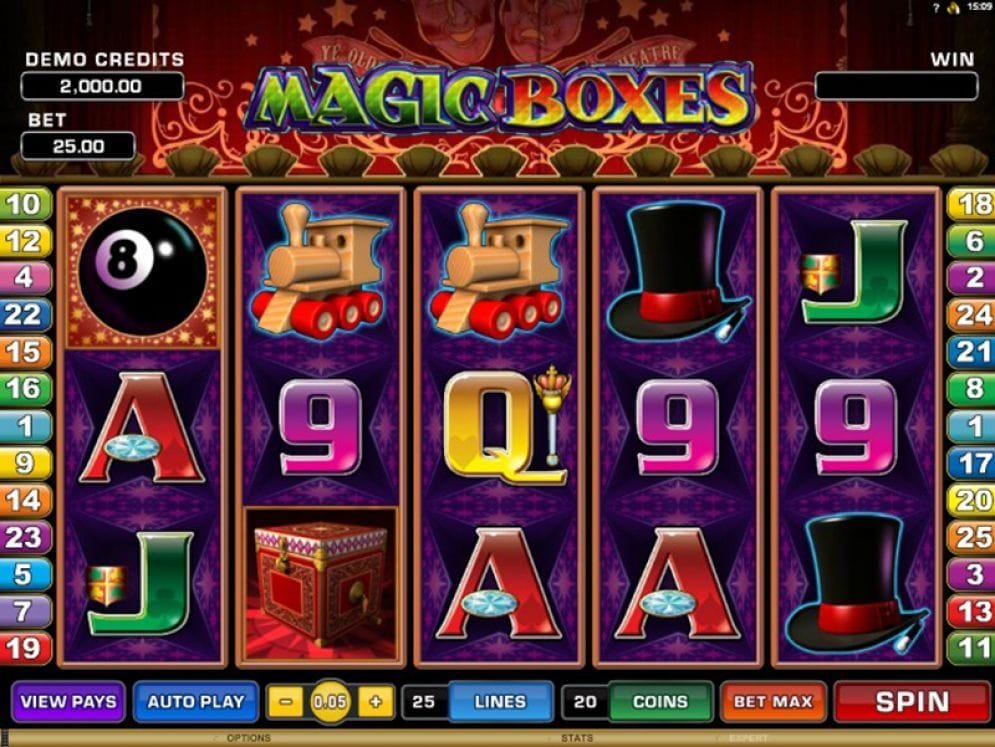 Magic Boxes Magic Boxes online Spielautomat