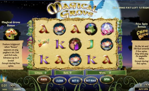 Magical Grove Video Slot online spielen