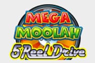 Mega Moolah 5 Reel Drive Slotmaschine kostenlos spielen