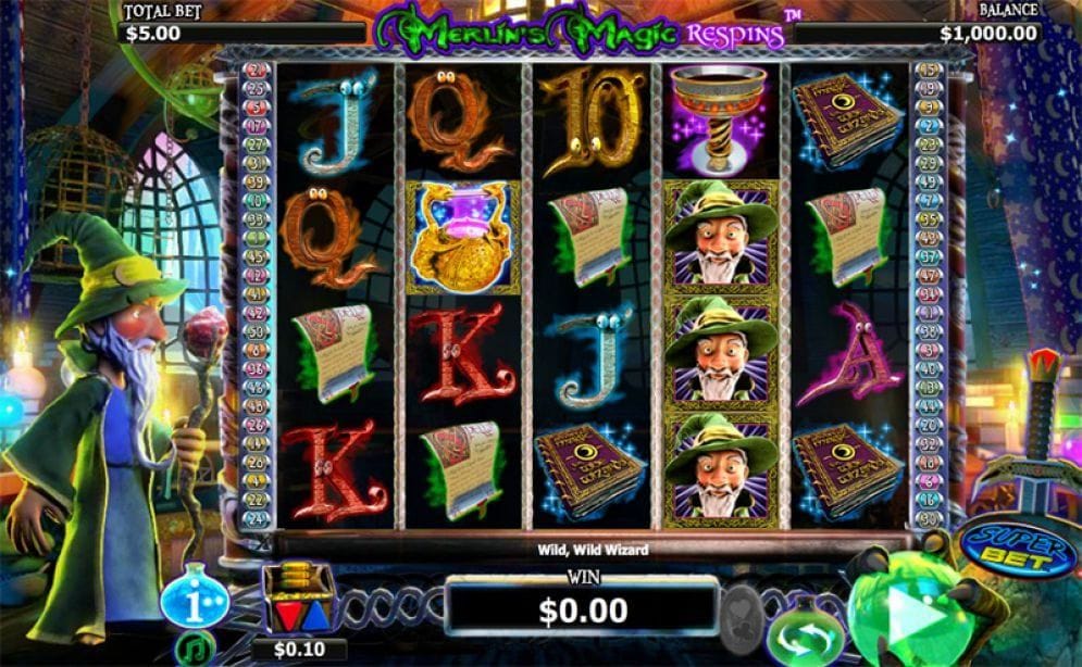 Merlin’s Magic Respins Casino Spiel