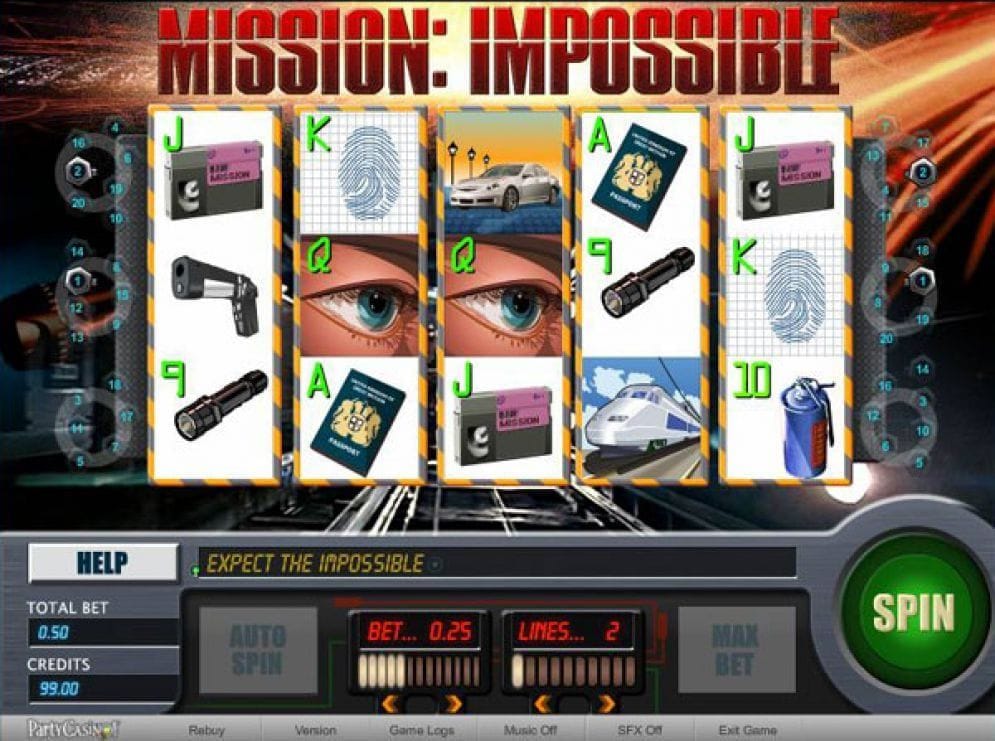 Mission: Impossible Slots Mission: Impossible Slots Slotmaschine