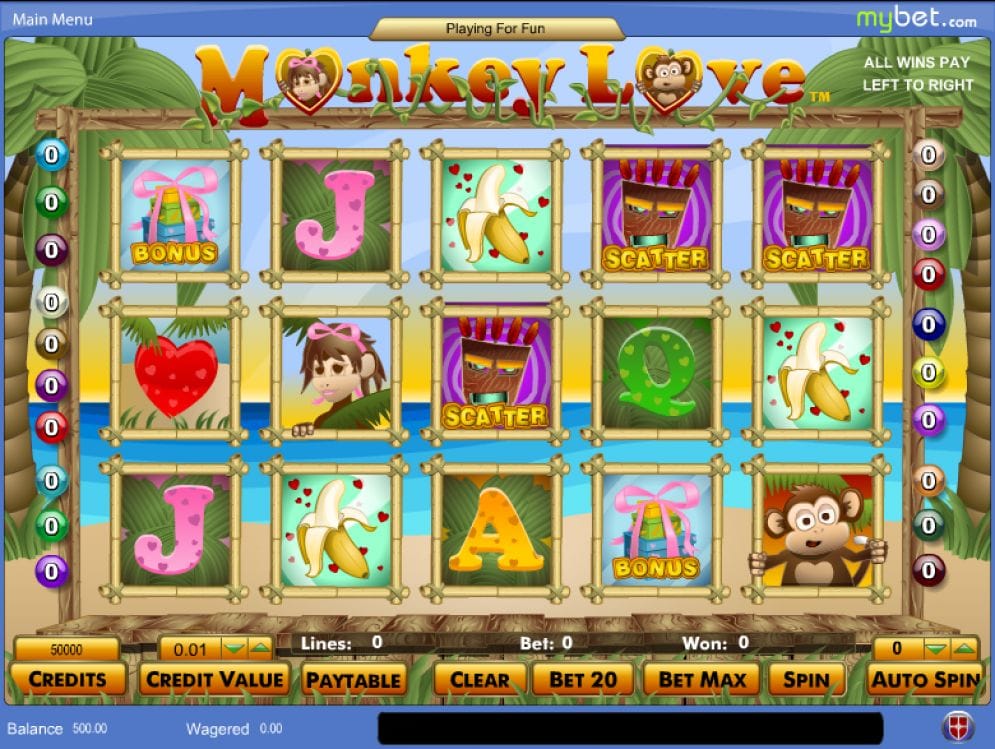 Monkey Love Monkey Love online Geldspielautomat