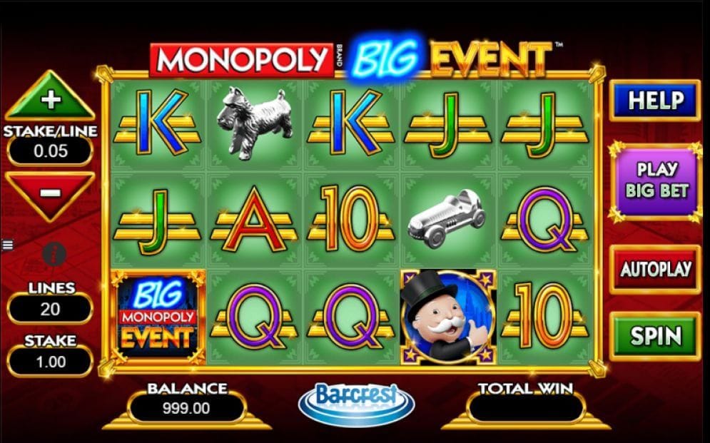 Monopoly Big Event Monopoly Big Event Automatenspiel