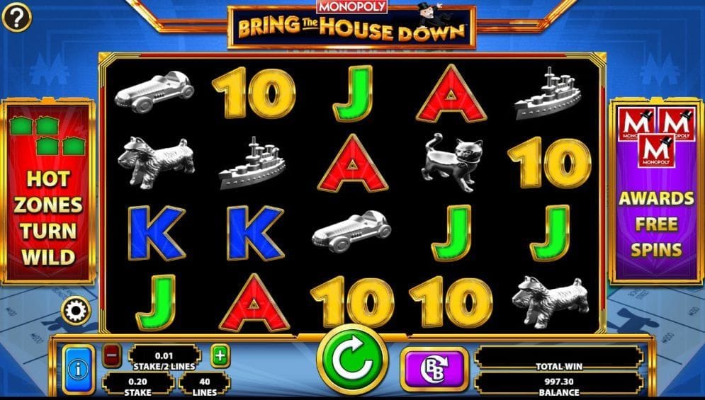 Monopoly Bring The House Down Monopoly Bring The House Down Spielautomat