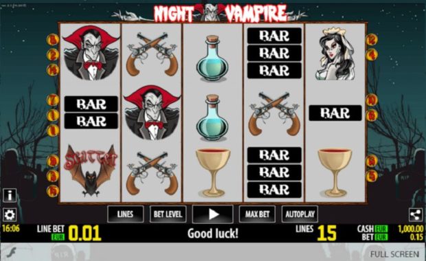 Night Vampire Spielautomat kostenlos spielen