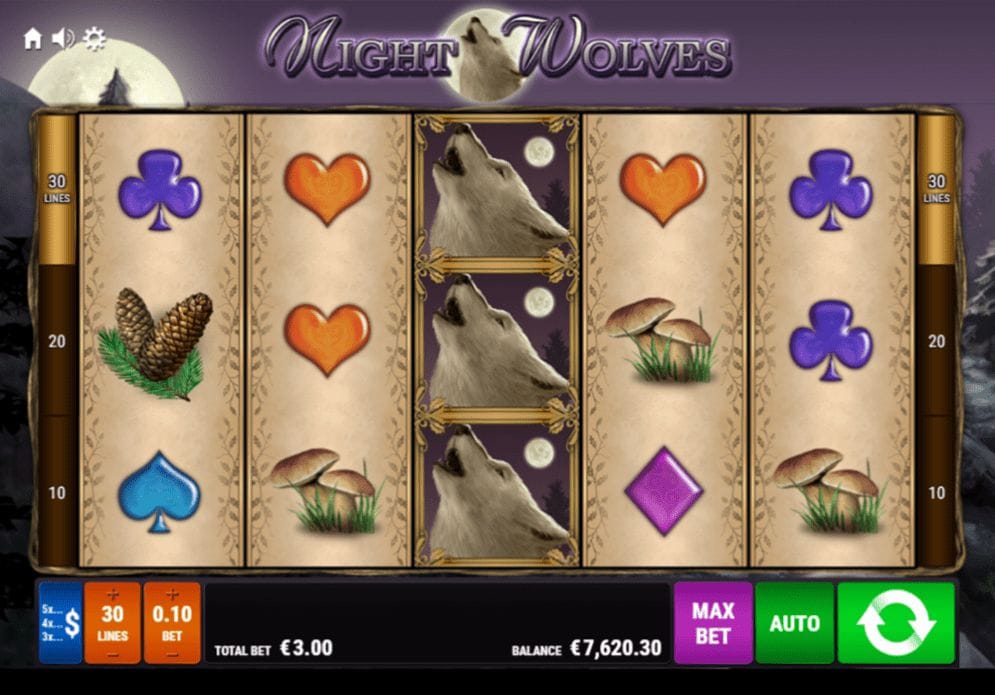 Night Wolves online Spielautomat