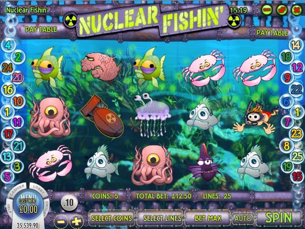 Nuclear Fishin' Nuclear Fishin‘ online Video Slot
