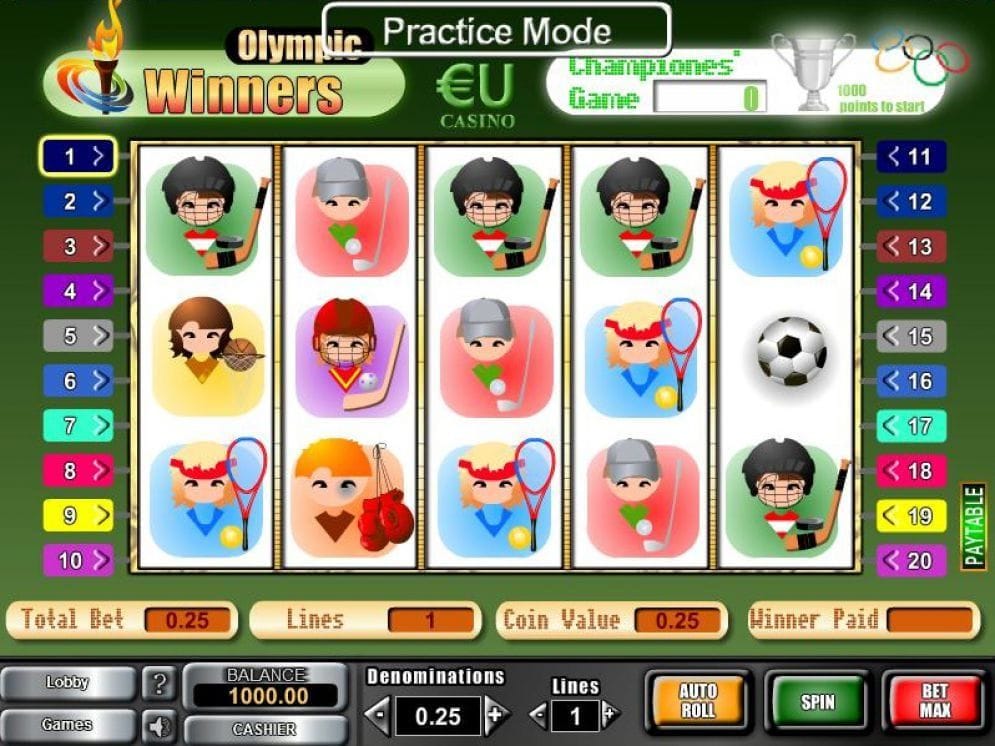 Olympic Winners Casinospiel