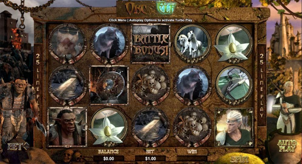 Orc vs Elf online Automatenspiel