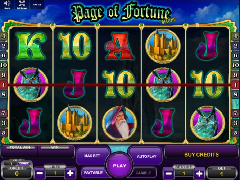 Page of Fortune Deluxe Page of Fortune Deluxe online Video Slot