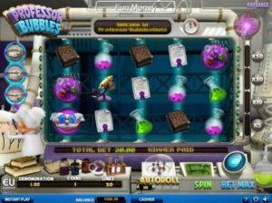 Professor Bubbles Slotmaschine freispiel