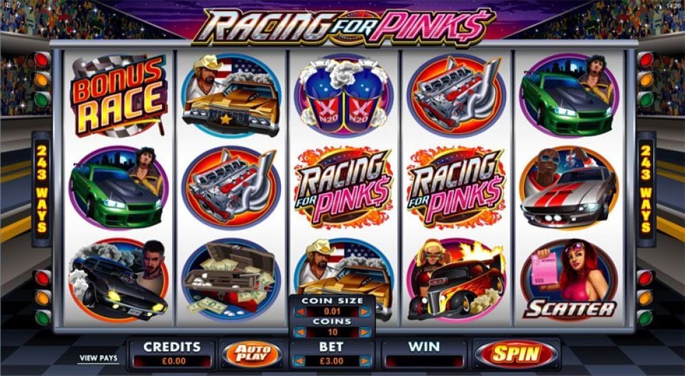 Racing For Pinks Slotmaschine