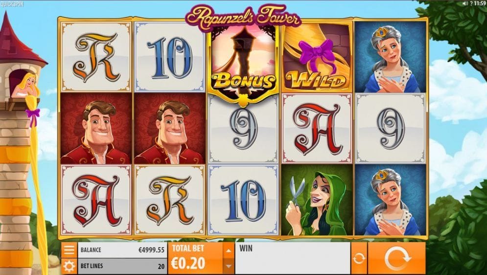 Rapunzel’s Tower Geldspielautomat