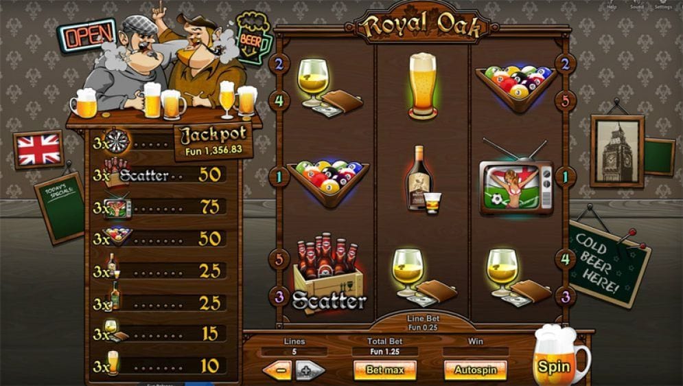 Royal Oak online Automatenspiel