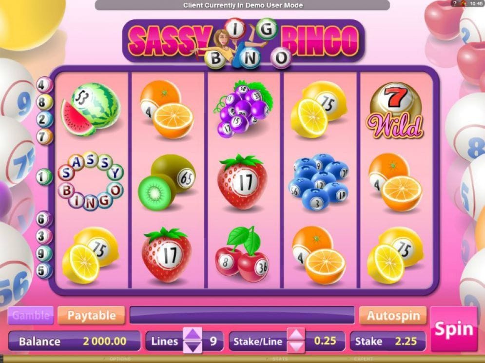 Sassy Bingo Sassy Bingo Casinospiel