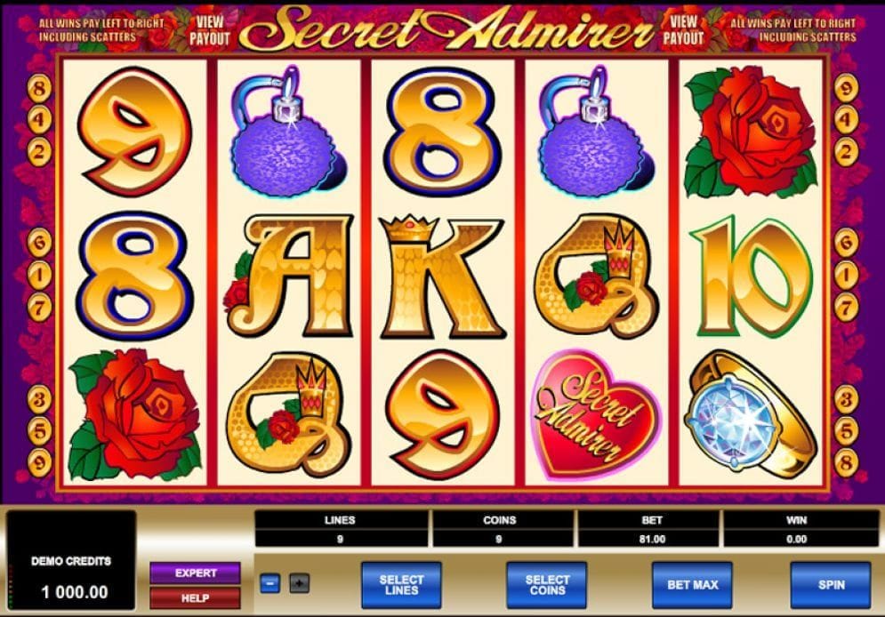 Secret Admirer online Automatenspiel