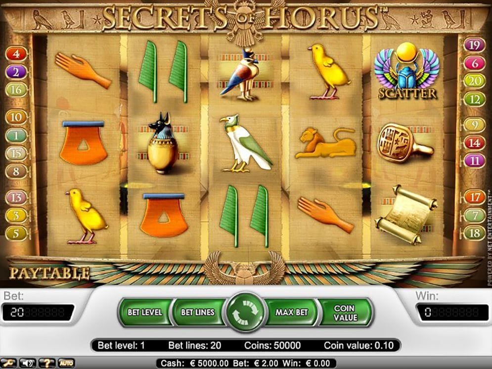Secrets of Horus Secrets of Horus Geldspielautomat