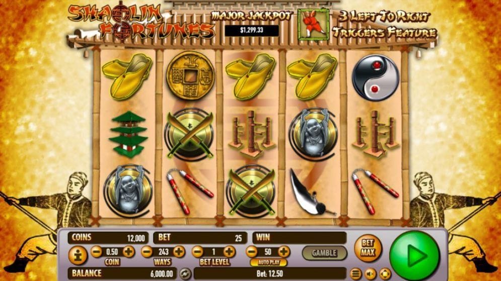 Shaolin Fortunes Video Slot
