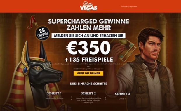 Slotty Vegas Casino mit Book of Dead Freispiele