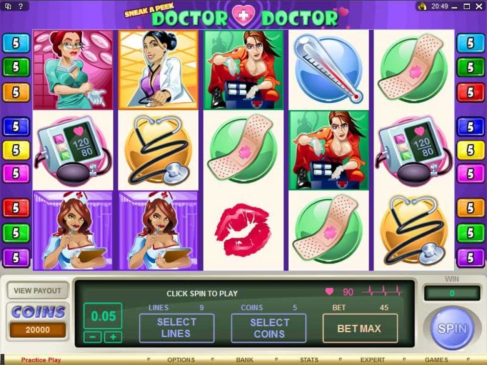 Sneak a Peek Doctor Doctor Sneak a Peek Doctor Doctor online Automatenspiel