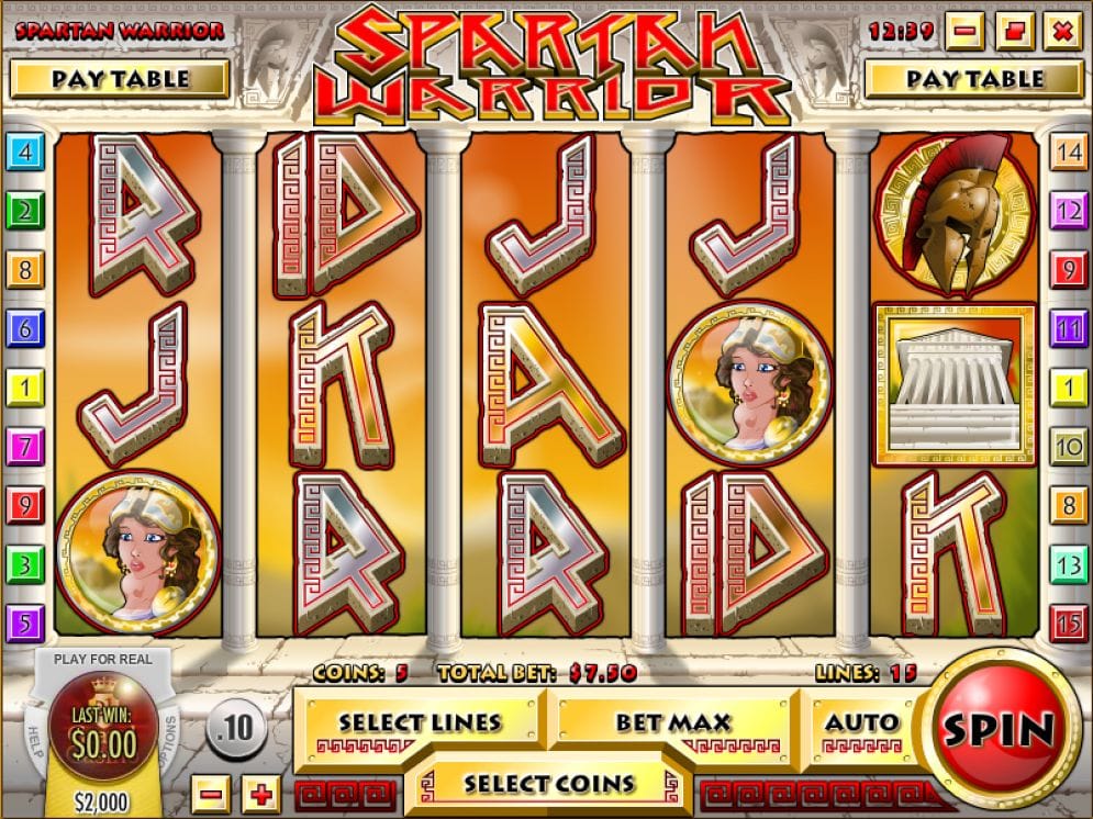 Spartan Warrior Video Slot