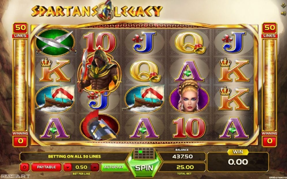 Spartans Legacy Spartans Legacy online Videoslot