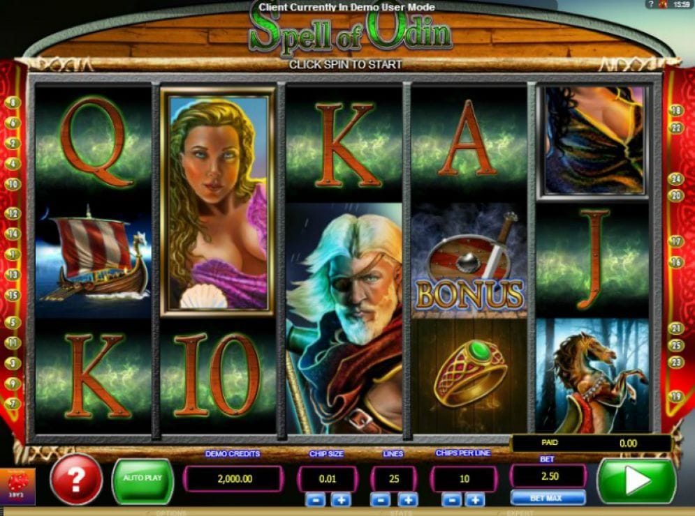Spell Of Odin online Video Slot