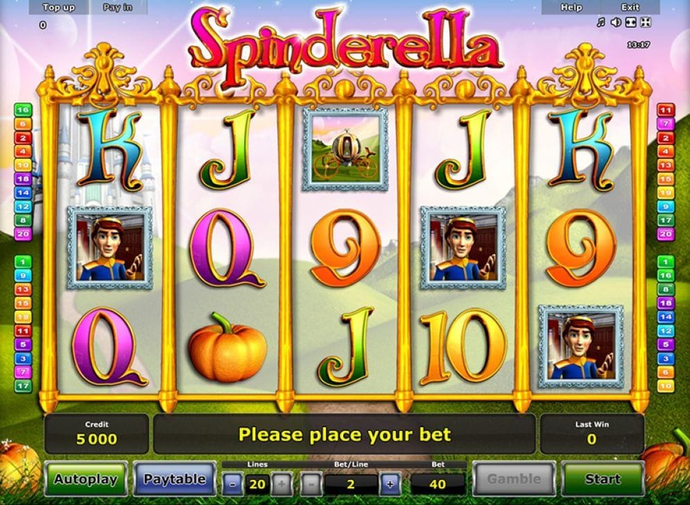 Spinderella online Automatenspiel