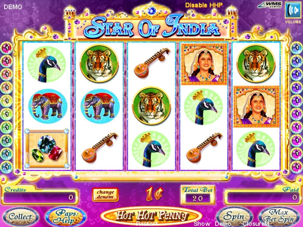 Star of India Star of India online Geldspielautomat