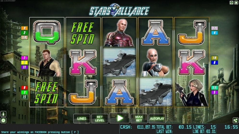 Stars Alliance online Videoslot