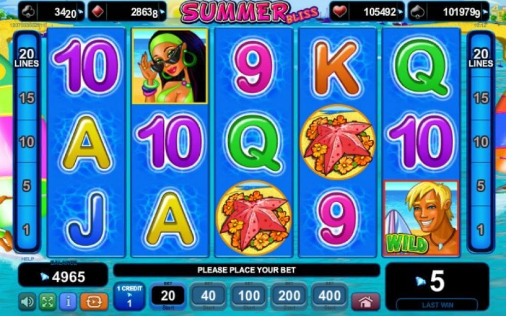 Summer Bliss Summer Bliss online Spielautomat