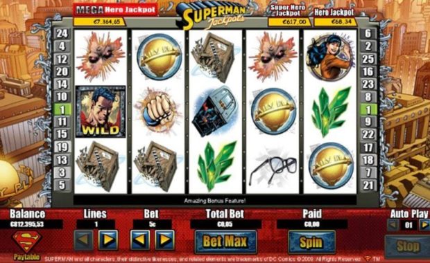 Superman Jackpots Casino Spiel kostenlos spielen