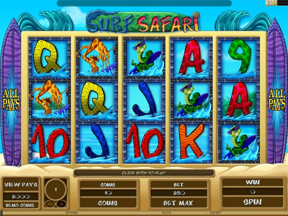 Surf Safari Videoslot